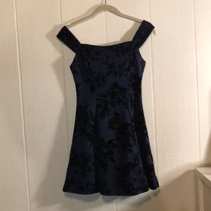 Semi formal off the shoulder dress